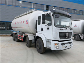 东风国五随专25方粉尘物料散装水泥运输车