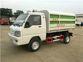 挂桶式垃圾车电动四轮